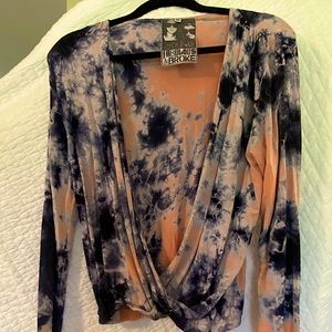 Young Fabulous Broke Wrap Top